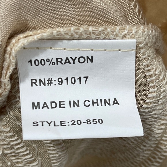 Solitaire Embroidered Blouse Handmade By Artisans Boho Style Scalloped Hem - Picture 7 of 10